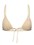 Calvin Klein Triangle-Rp Swimwear Bikinis Bikini Tops Triangle Bikinitops Beige [Color: SANDALWOOD ][Sex: Women ][Sizes: XS,S,M,L,XL ]