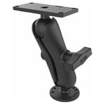 RAM 1.5'' Ball Mount with 2.5'' Round Base &amp; 2'' x 4''