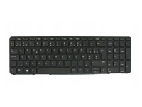 HP - Erstatningstastatur for bærbar PC - for ProBook 650 G1, 650 G2, 650 G3, 655 G1, 655 G2, 655 G3, Fransk layout AZERTY.
