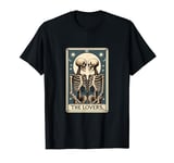 The Lovers Tarot Card Halloween Skeleton Gothic Magic T-Shirt