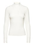 Onltilde L/S High Neck Lace Top Jrs Noos Tops T-shirts & Tops Long-sleeved White ONLY