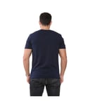 Gant Mens T-Shirts - Blue Cotton - Size X-Large