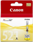 Genuine Canon CLI-521 Yellow Ink Cartridge 2936B001AA, Pixma MP620 MP630 MP640