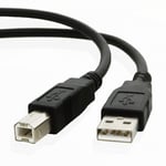 USB Data Cable for Epson Stylus SX515W SX215 SX415 B-300 Lead Black