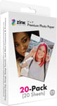 20 Pack Premium Photo Paper - Compatible with Polaroid Snap Cameras Printers