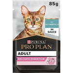 PURINA PRO PLAN Delicate NUTRISAVOUR Lot de 26 Paquets de Nourriture Humide pour Chat avec Poisson de Haute mer 26 x 85 g