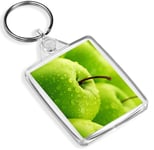 Crunchy Delicious Tasty Apple Keyring Healthy Fruit Keyring Gift #14626