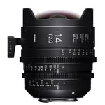 Sigma Cine 14mm T2 FF Lens Fully Luminous - Canon Mount