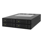 Rack pour disque dur 2.5" - ICY DOCK - MB994SP-4SB-1 - 4 emplacements - SATA - Ventilateurs 40 mm