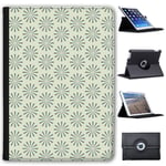 Fancy A Snuggle Dazzling Circle Pattern Faux Leather Case Cover/Folio for the Apple iPad 9.7" 5th Generation (2017 Version)