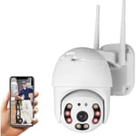 Caméra de surveillance PTZ Wi-Fi extérieure - PTZ - Vision nocturne - Détection de mouvement