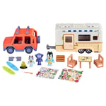Bluey Caravan Adventures Ultimate Playset With Figures And Accessories For Kids