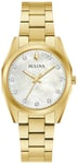 Bulova 97P172 Surveyor Diamond Quartz (31mm) Mother-of-Pearl Watch