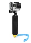 MyGadget Floating Grip Handle - Waterproof Float Pole with non-slip Handler - Hand Stick Compatible with GoPro Hero 10 9 8 7 Xiaomi Yi Insta360 - Yellow