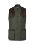 Chevalier Henry Shooting Tweed Vest Men Misty Green S -