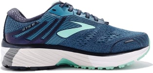 Brooks Women's Adrenaline Gts 18 Running Shoes, Blue (Navy/Teal/Mint 495), 8.5 UK