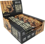 Warrior RAW Protein Flapjack Bar - 12 Bars - Low Sugar - Chocolate Peanut Butter
