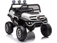 Lean Cars Batteridrivet Fordon Mercedes Unimog S Vit