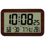 Tlily - Horloge Murale NuméRique Grand éCran Horloge Murale éLectronique pour éTudiant RéVeil éLectronique à Affichage NuméRique Horloge de Bureau b