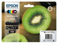 Genuine Epson 202 Multipack Kiwi Fruit Ink C13T02E74010 for XP-6000 XP-6105