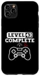 Coque pour iPhone 11 Pro Max Level 43 Complete Anniversaire Mariage 43 ans Couples