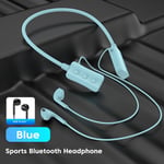 OLAF Nouveau Bluetooth 5.3 Écouteurs Casque Sans Fil Tour de Cou Sport Casque Gamer HIFI Stéréo Écouteurs Avec Micro Support TF Carte-Bleu-Type B bouchon d'oreille