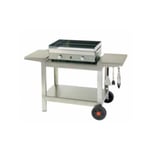 KRAMPOUZ Chariot pour Plancha Tout Inox 140 x 59 x 85 cm KHEA05