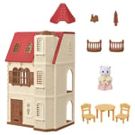 Epoch Sylvanian Families HA-49 House with a red roof elevator Akaiyane-no-elevat