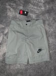 Nike Boy’s Woven Shorts Sz M Age 10-12 Grey AV0696 351