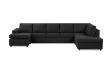 NEW YORK U-soffa XL Divan Vänster Antracit -