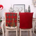 Christmas Chair Cover Set Ornament Decor For Home Xmas B