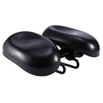 Comfortable Bike Seat, Shock-Absorbing Memory Foam Bicycle Seat Big Ass Wide Bike Saddle Two-sides-in-one Mtb Bike Seat Cushion Accessories Seats Comfort (Color : As show)