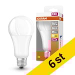 LED lampa E27 | A70 matt | 2700K | 20W (150W) dimbar 6st [Osram]