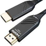 KabelDirekt – Câble HDMI 8K – 100 m – Optical Ultra High Speed HDMI, conçu en Allemagne avec 0% de perte de signal (8K@60Hz, câble HDMI flexible à fibre optique sous licence officielle)
