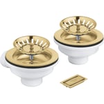 GROHE bottenventil 1 1/4 t/kv borstad sval soluppgång