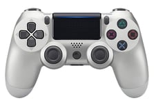 PS4 for controller, wireless PS4 Bluetooth joystick for PS4 controller, suitable for the Playstation 4 gamepad, with stereo headphone jack silver