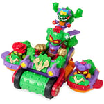 SUPERTHINGS Spike Roller – Large vehicle with two attachable vehicles, 3 SuperThings and 1 exclusive Kazoom Kid