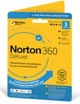 Norton 360 Deluxe 2020 3 Devices 1 Year + Secure VPN Internet Security Emailed