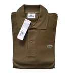 LACOSTE Polo Shirt Mens S Lacoste Size 3 Khaki - New With Tags 