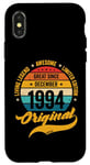 iPhone X/XS 30th Birthday Retro December 1994 Vintage Bday Classic Case