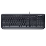 Microsoft Wired Desktop 600 USB QWERTY Keyboard Black - ANB-00021