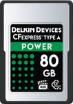Delkin Power Cfexpress Card Vpg400 Type A R880/w730 80gb Cfexpress-korttype