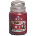 Price's - Black Cherry Large Jar Candle - Sweet, Delicious, Quality Fragrance - Long Lasting Scent - Up to 150 Hour Burn Time