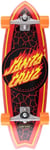 Santa Cruz X Carver Komplett Surf Skate Surf Skateboard (Flame Dot Shark)