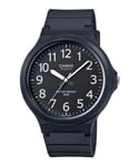 Casio Men's Analogue Rubber Strap Watch - MW-240-1BVDF
