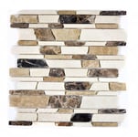 mosaik ws bali brick mix castanao/biancone 25-105x15x7