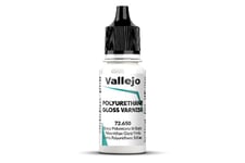 Vallejo Auxiliaries:  Polyurethane Gloss Varnish 18 ml