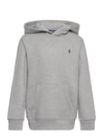 Fleece Hoodie Tops Sweat-shirts & Hoodies Hoodies Grey Ralph Lauren Kids