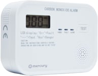 Mercury Lab tested in the UK Carbon Monoxide Detector Alarm in White