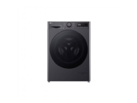 LG | F4DR510S2M | Washing machine with dryer | Energy efficiency class A | Front loading | Washing capacity 10 kg | 1400 RPM | Depth 56.5 cm | Width 60 cm | Display | LED | Drying system | Drying capacity 6 kg | Steam function | Direct drive | Middle Black